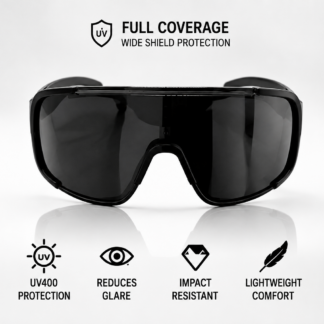 Princess Pajaro Korean Style Ski Goggles - Black